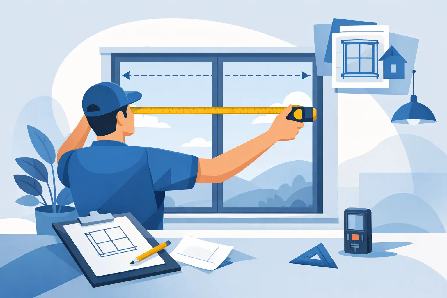 Remote Measure Windows How to Measure for Windows the Right Way | Easy Windows & Siding, Inc.